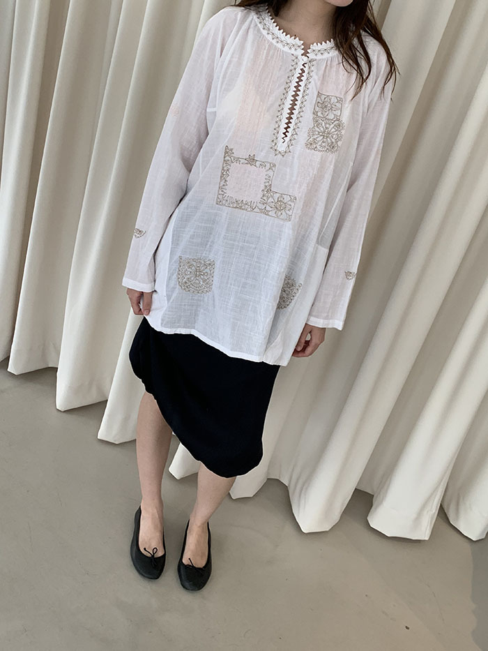 90's "Giorgio Armani" pure silk Skirt 복제