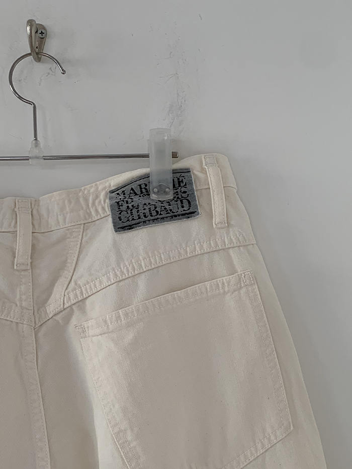 90's "Marithe Francois Girbaud" Virgin Wool Shorts 복제