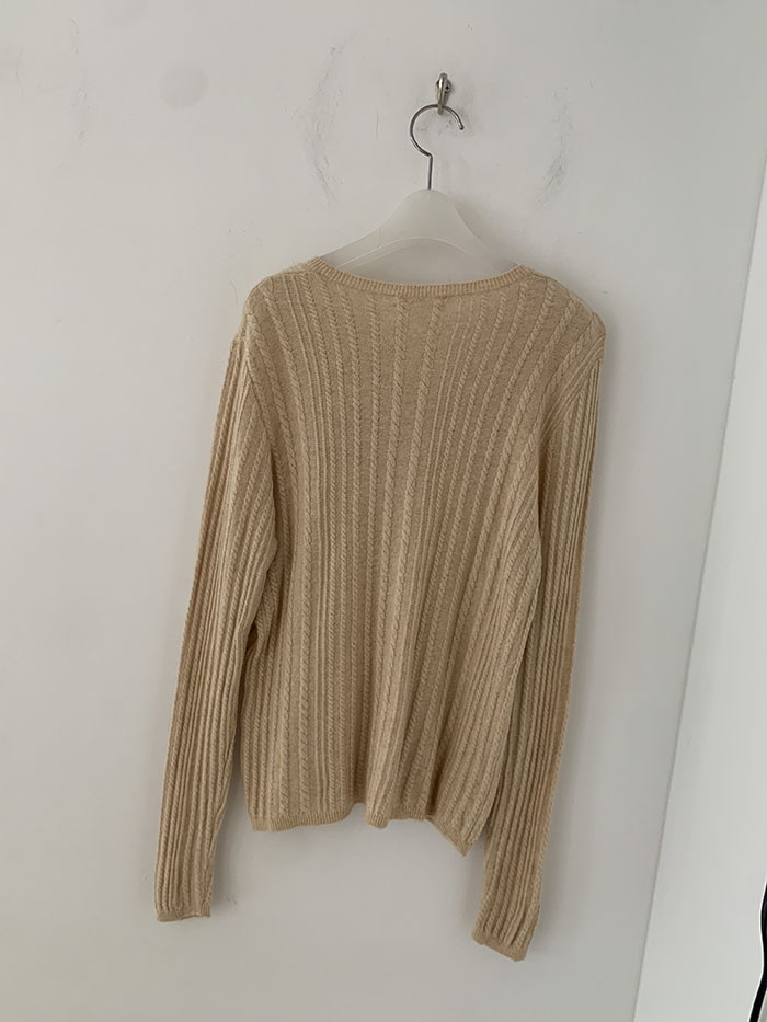 90's "Courreges" wool x nylon Knit 복제