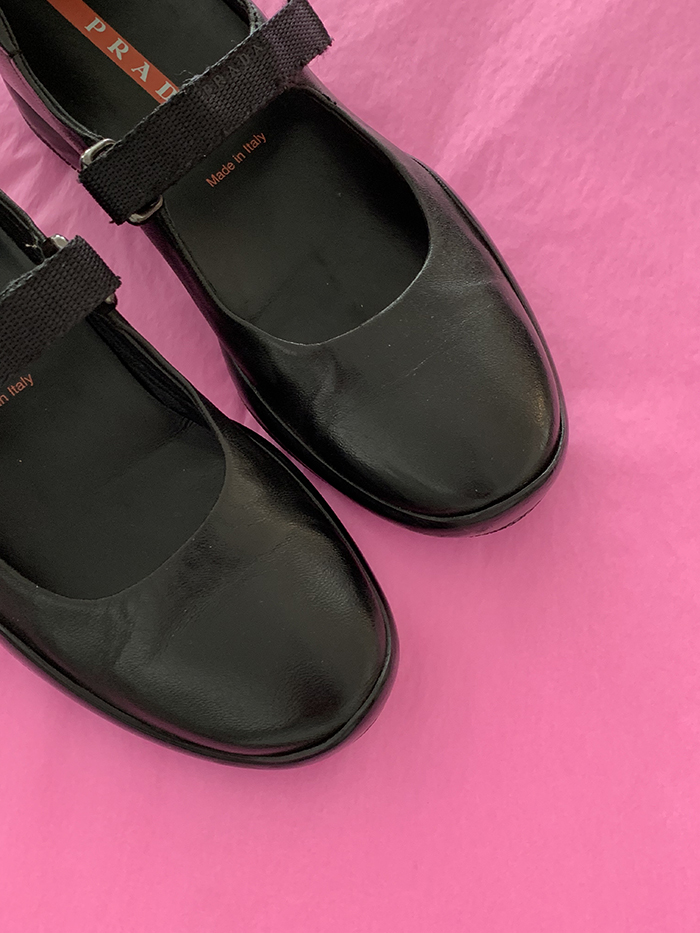 (Deadstock) 00's "PRADA" sandal shoes 복제