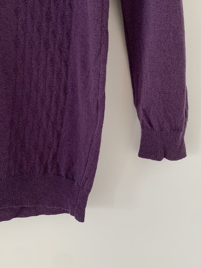 90's "Margaret Howell" wool pique Knit 판완 복제