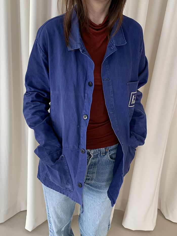 70's Vintage French Work Jacket 복제 복제