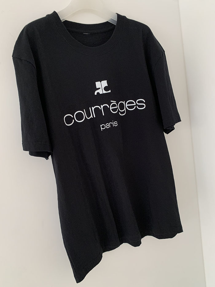 's "Courreges" cotton T-shirt