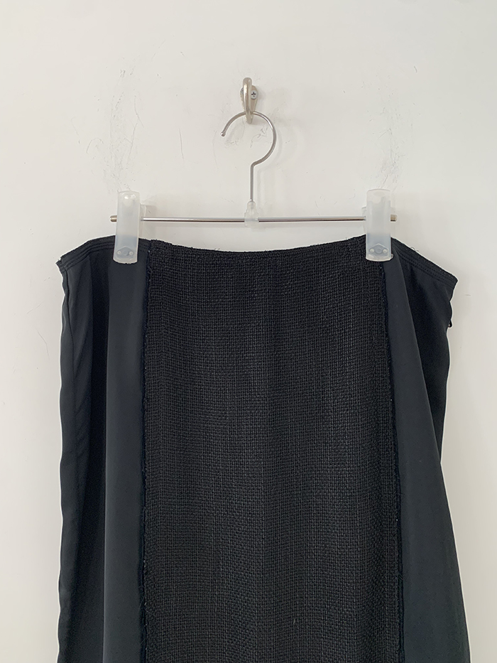 00's "Prada" cotton Button Skirt 복제