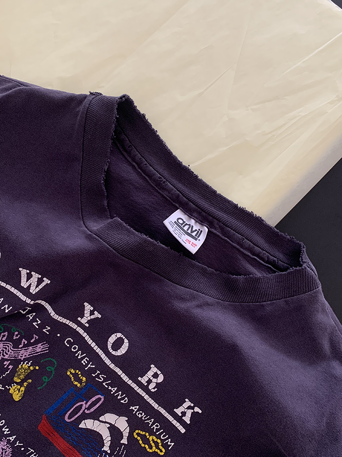 80's "NEW YORK" USA T-shirt