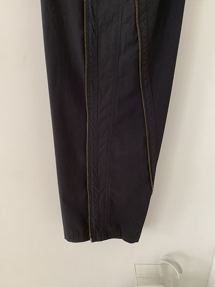 80's "ISSEY MIYAKE" side zip wide Pants (Archive)