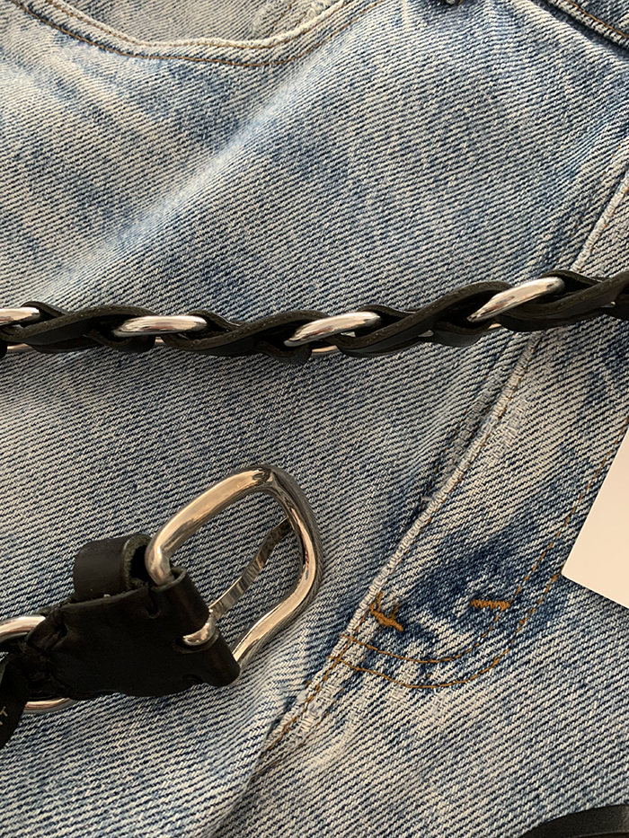 "isabel marant" Leather Belt 실측 착샷만
