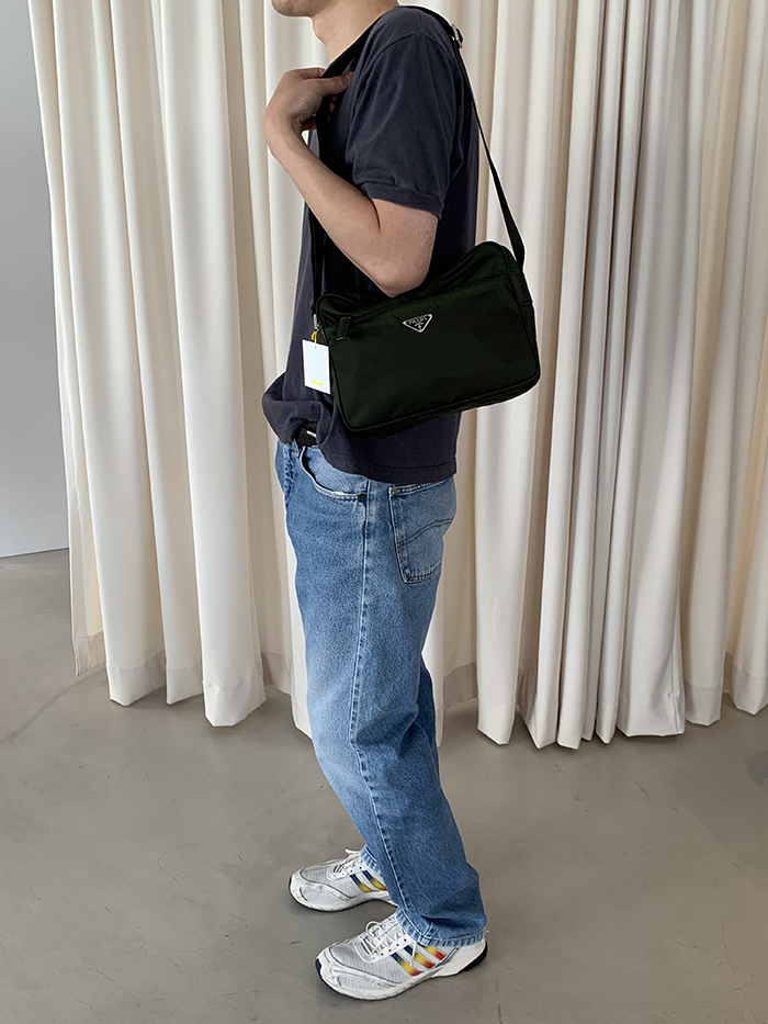 00's "PRADA" polyester Cross Bag