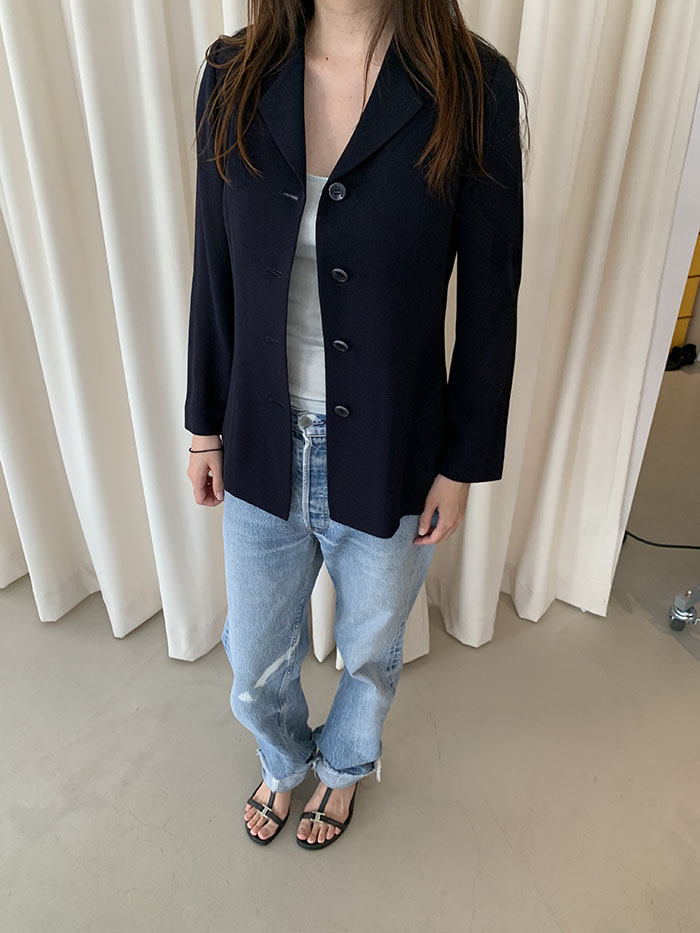 80's Burberry cotton button Jacket 복제