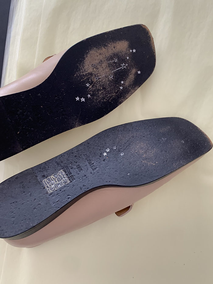 00s "Hermes" Logo Leather Shoes 복제 복제