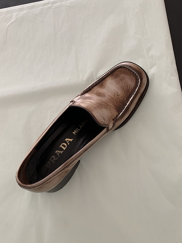 (Deadstock) 00's "PRADA" Flat Shoes