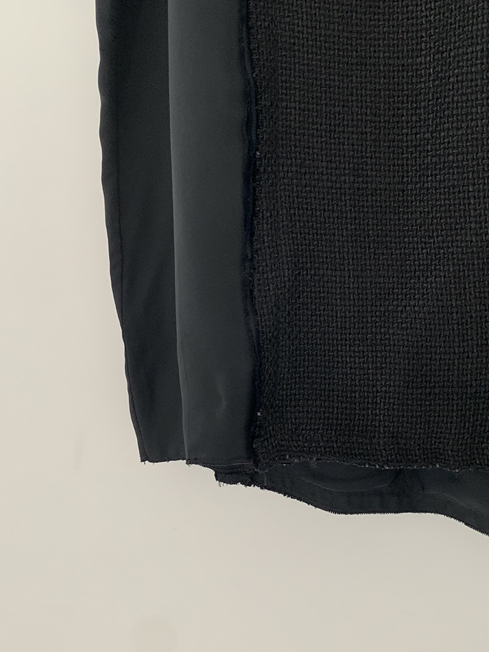 00's "Prada" cotton Button Skirt 복제