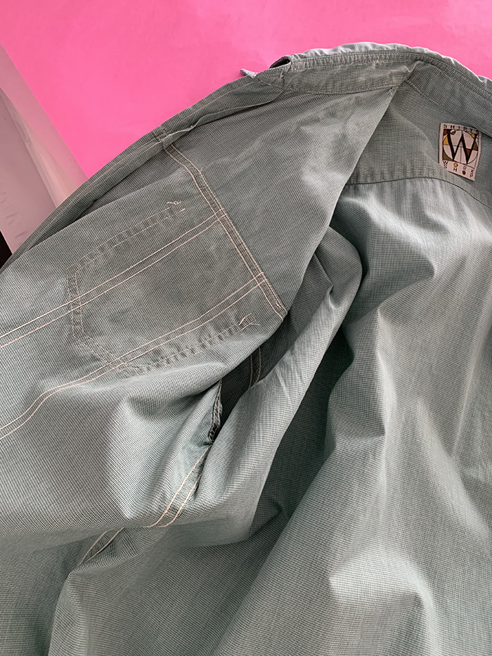 80's "WORK SHOP by Yohji Yamamoto" cotton pocket Shirt