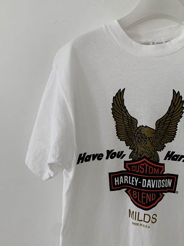 80's "Harley-Davidson" 50/50 USA T-shirt (Rare design) 복제