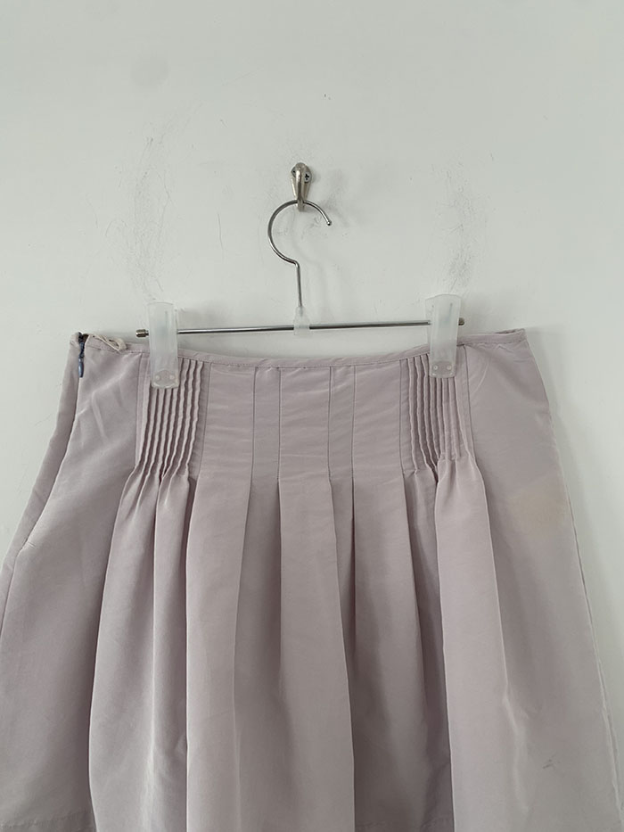 00's "Prada" cotton Button Skirt 복제