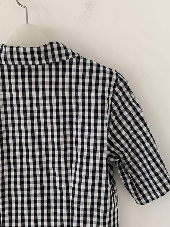 00's "Agnes B" Check Shirt