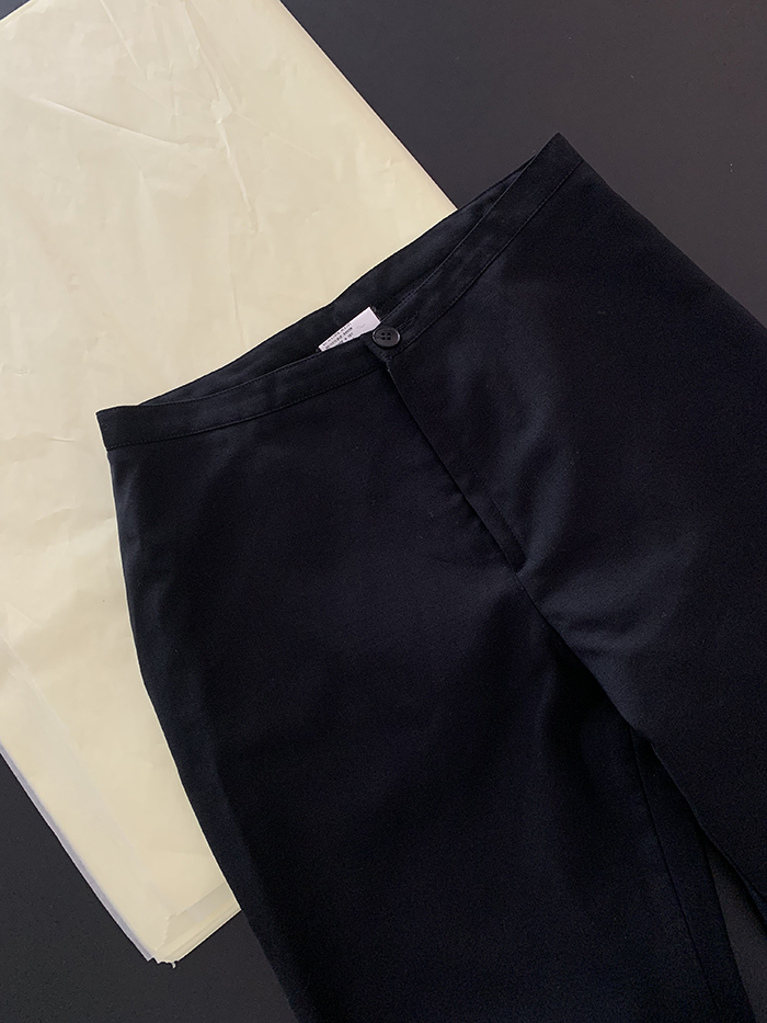 "Agnes.B" straight capri Pants / 상세사진/실측/정보해서 올리기
