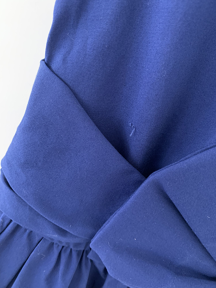 00's "PRADA" rayon x nylon crop Top 복제