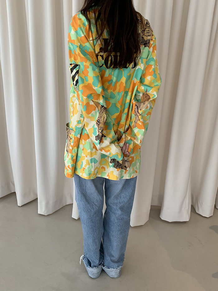 00's "Polo Ralph Lauren" cotton x linen Military Coat 복제