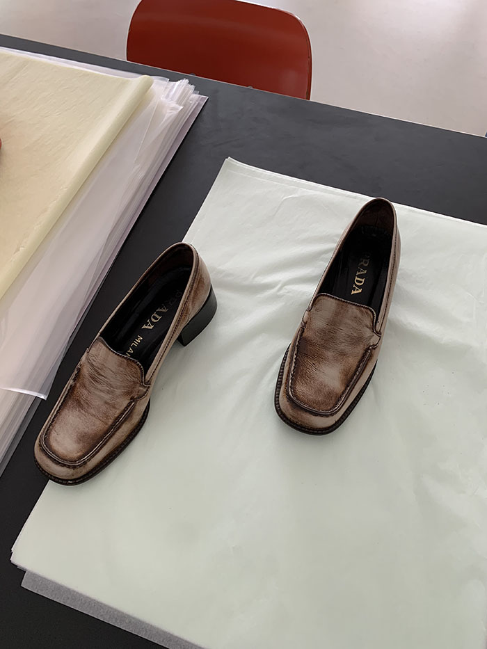 (Deadstock) 00's "PRADA" Flat Shoes
