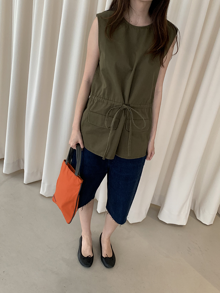 (new product) "Deveaux New York" Cotton Blouse 복제