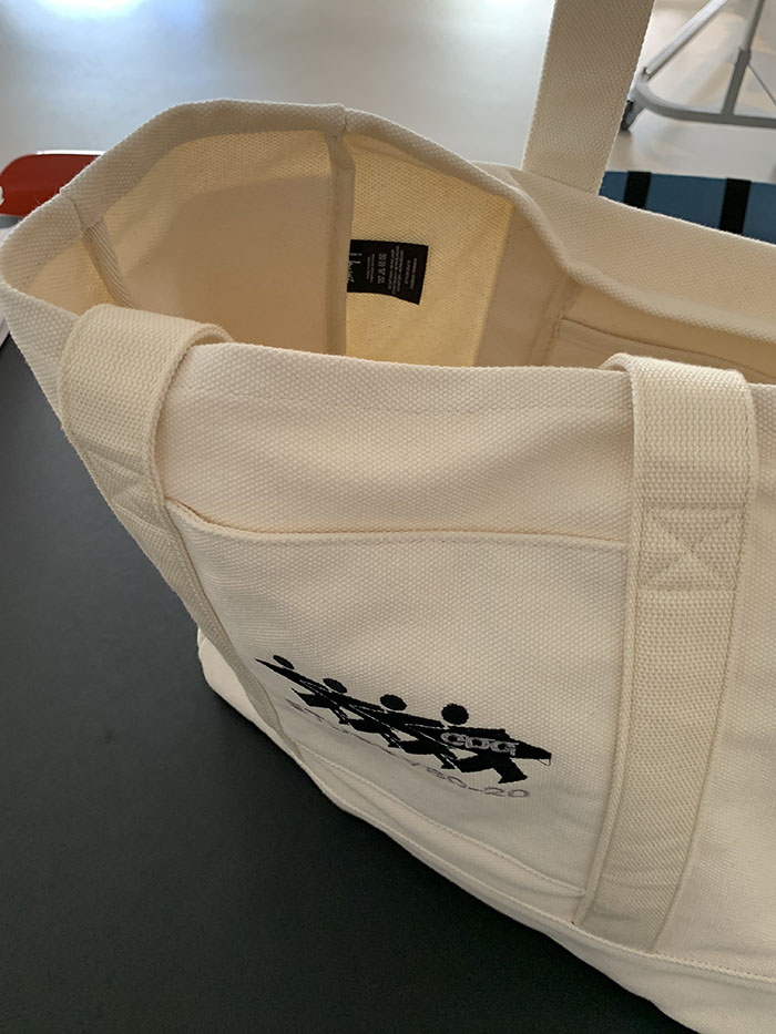 Stussy x CDG Canvas Tote Natural