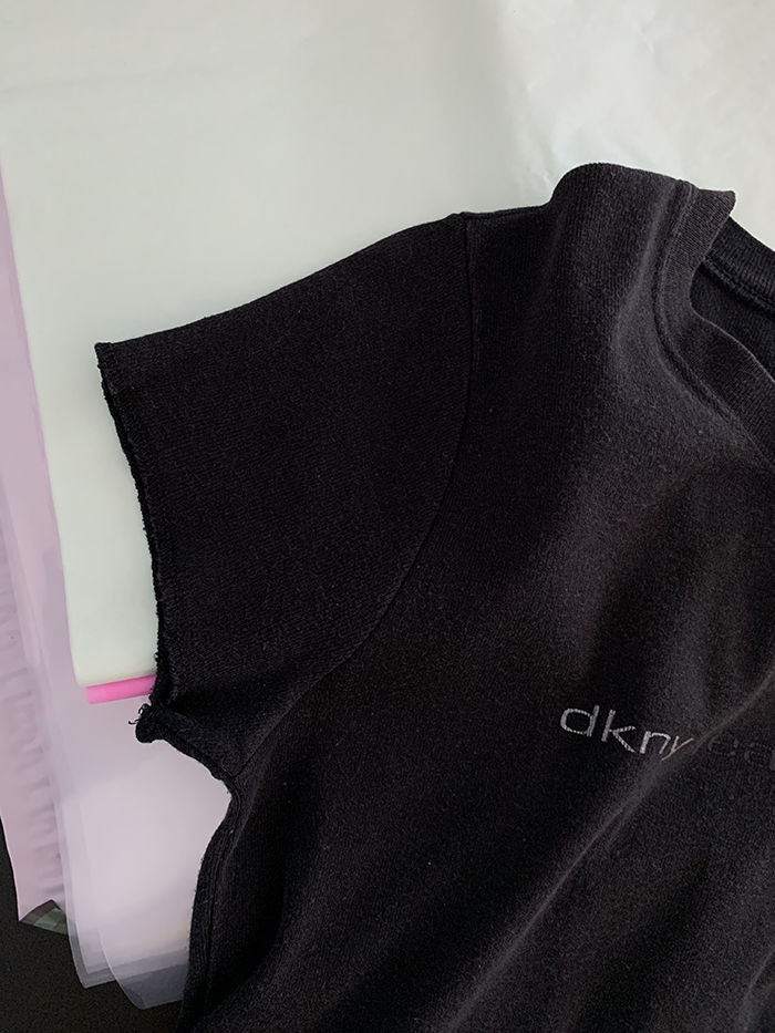 90's "DKNY" 50/50 USA Sweatshirt 복제