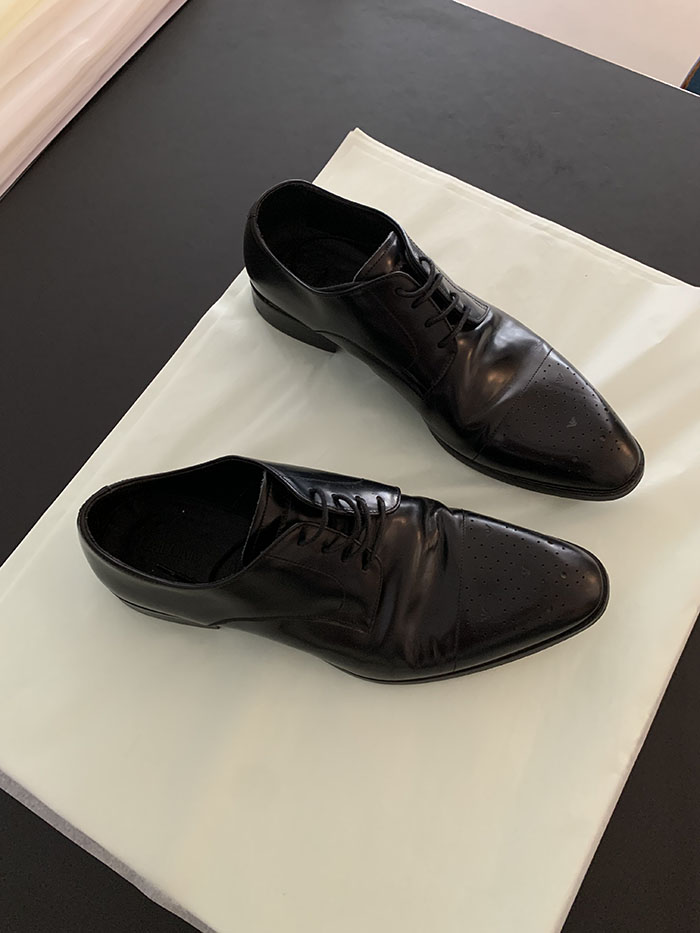 "Giorgio Armani" Calf Leather Loafer Shoes 복제