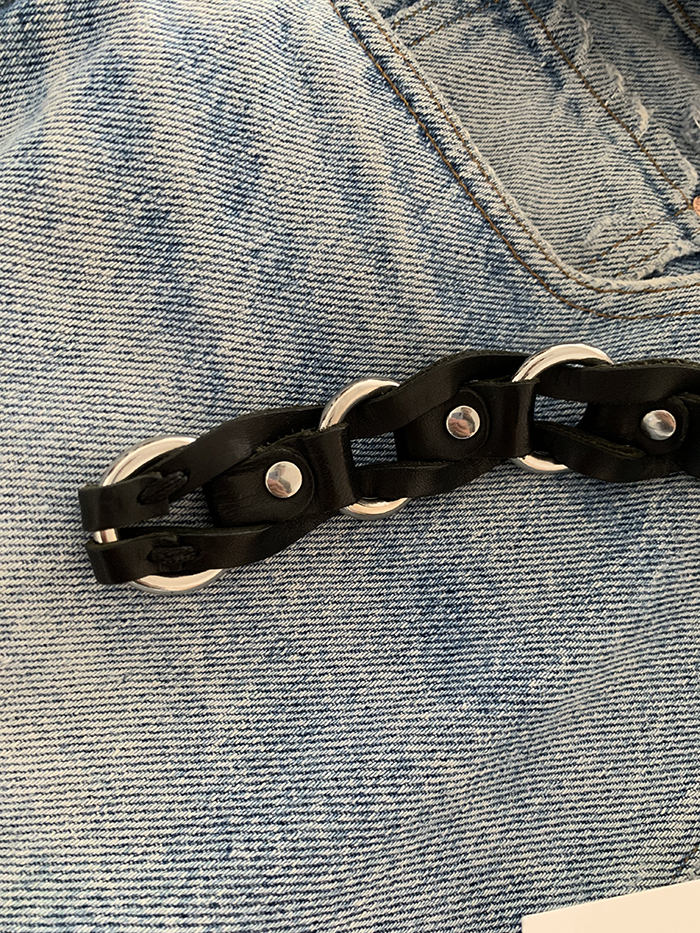 "isabel marant" Leather Belt 실측 착샷만