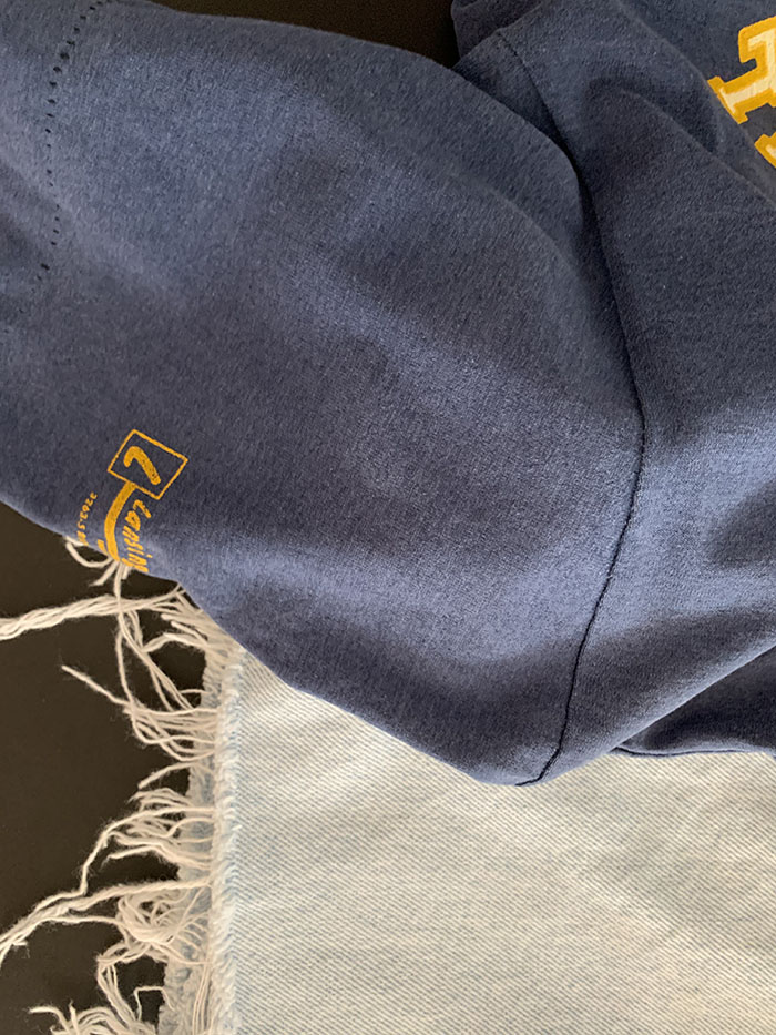 70's "TRI DELTA" USA T-shirt 복제