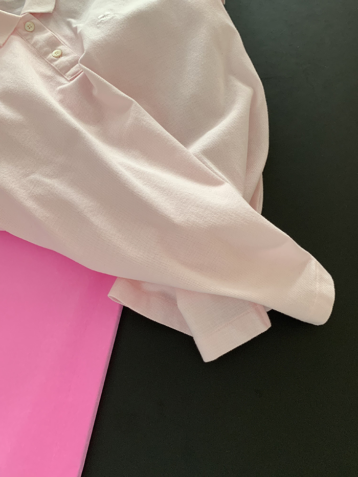 90's "Courreges" Cotton Pique Knit 복제 복제