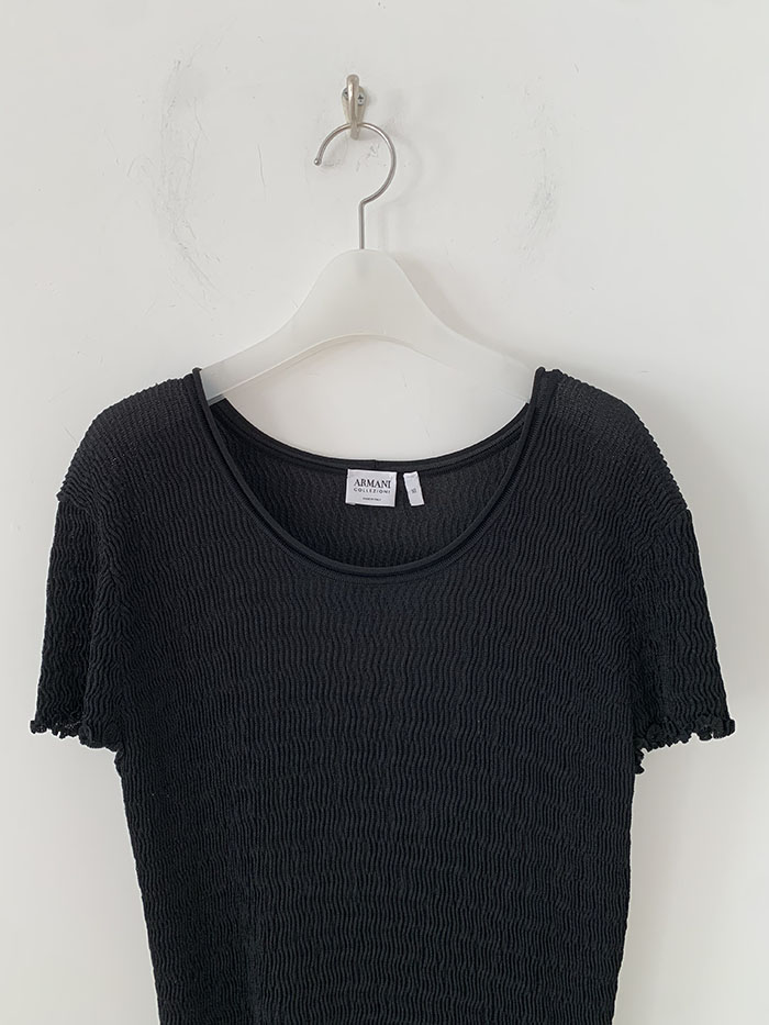 00's "Armani Collezioni" Round Knit 복제