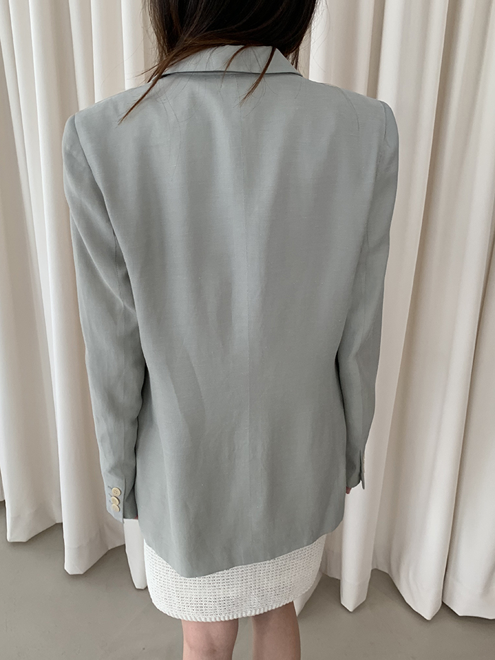 90's "Giorgio Armani" Three buttons wool x silk Jacket 복제