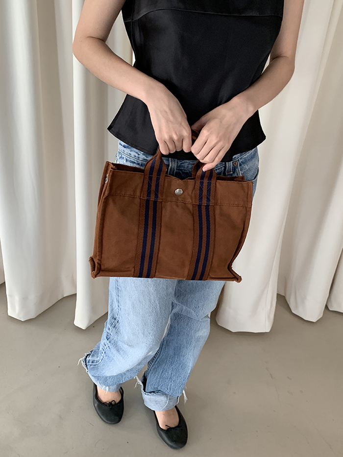 Vintage "Hermes" Fourre Tout Bag (Distressed) 복제