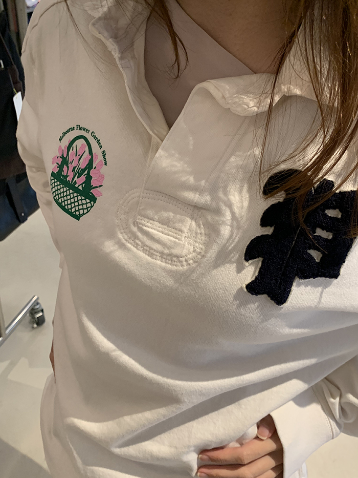 Vintage "Melbourne Flower Gaarden Show" by Polo Ralph Lauren Rugby" Pique Shirt