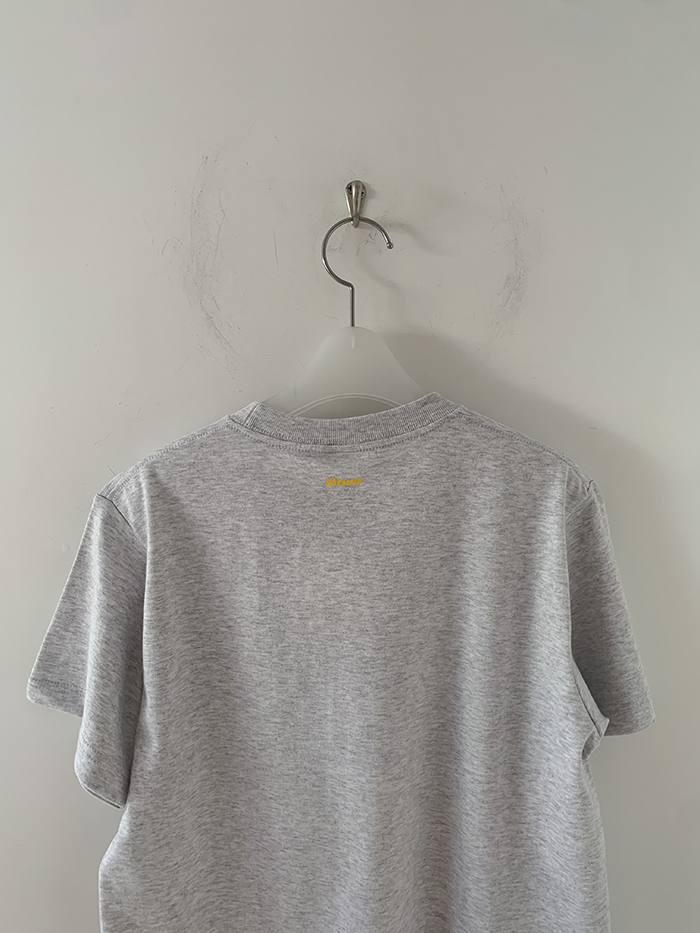 (new product) "Georgia Peaches" Puff Print (Grey)