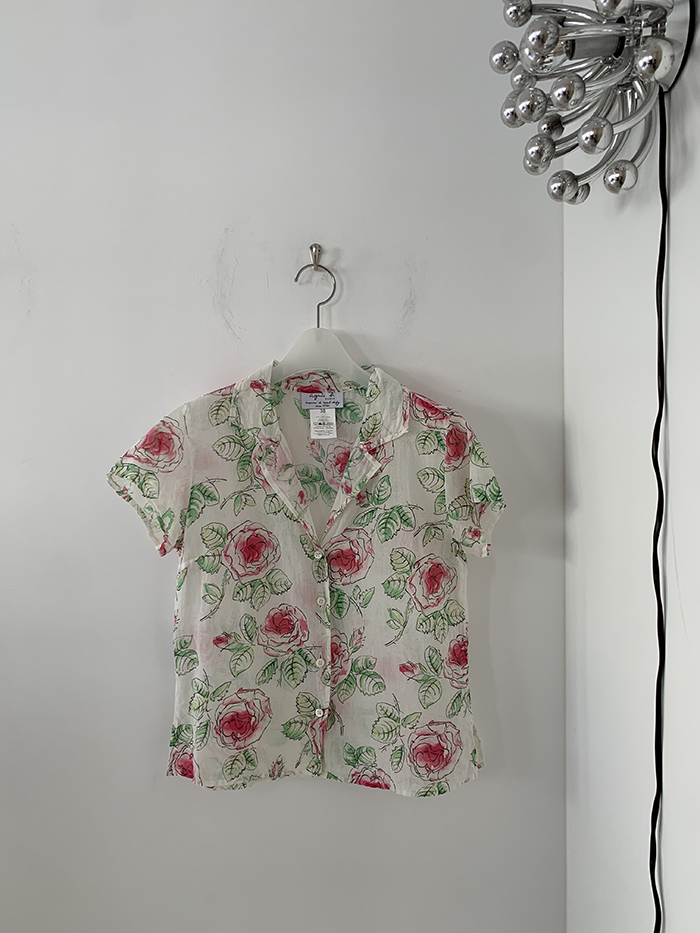"Agnes B" Cotton T-shirt 복제