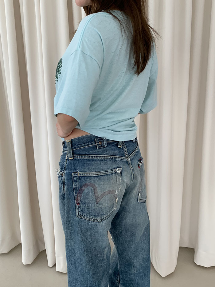 90's Evisu - size 28-29 (classic boot cut) 복제 복제