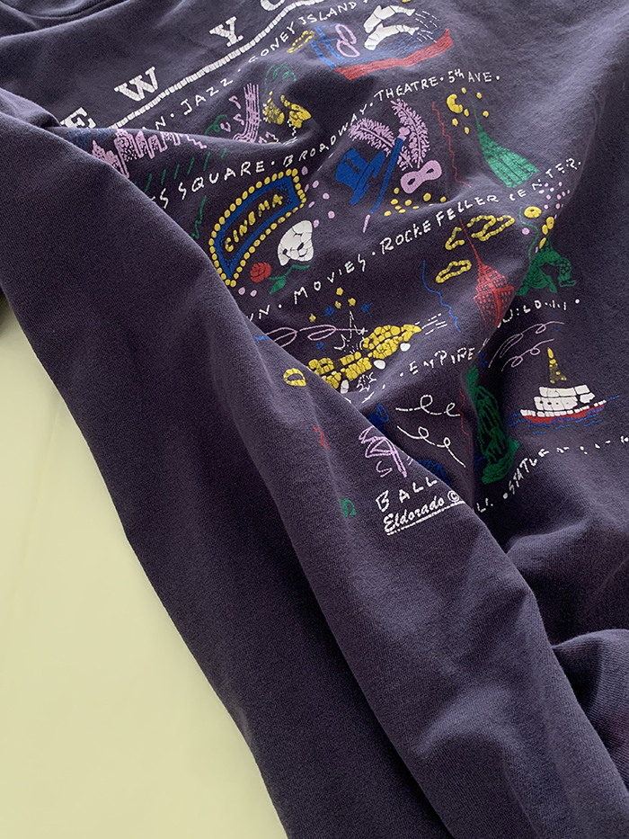 80's "NEW YORK" USA T-shirt