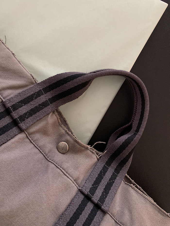 Vintage "Hermes" Fourre Tout Bag (Distressed)