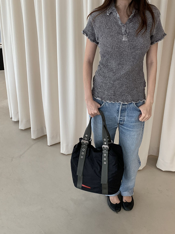 90's "PRADA Sport" Tote Bag (Rare Design)