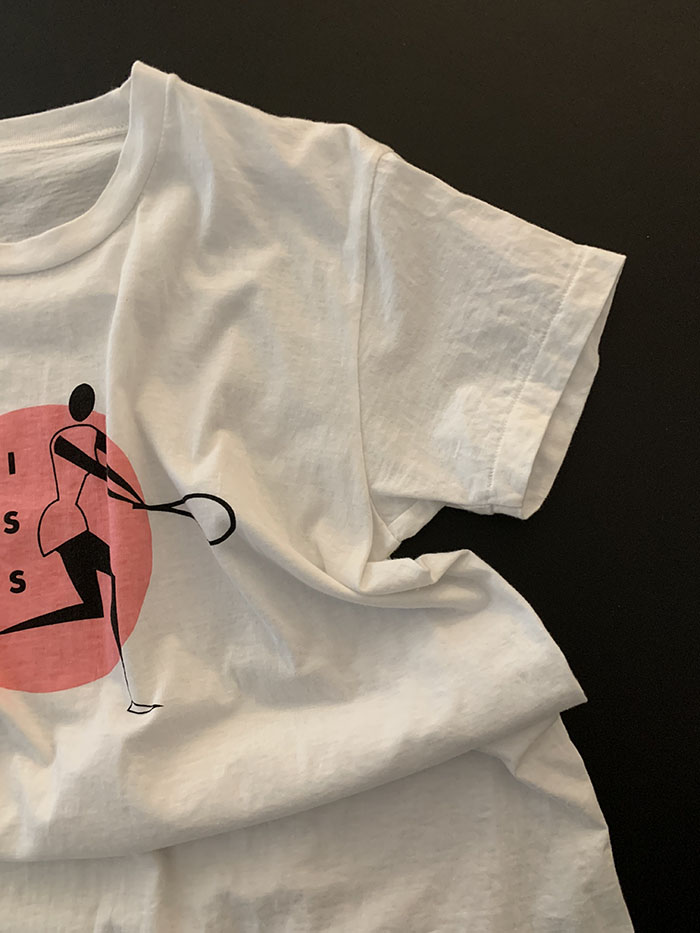 90's "Asahi Ladies Tennis" cotton T-shirt 복제