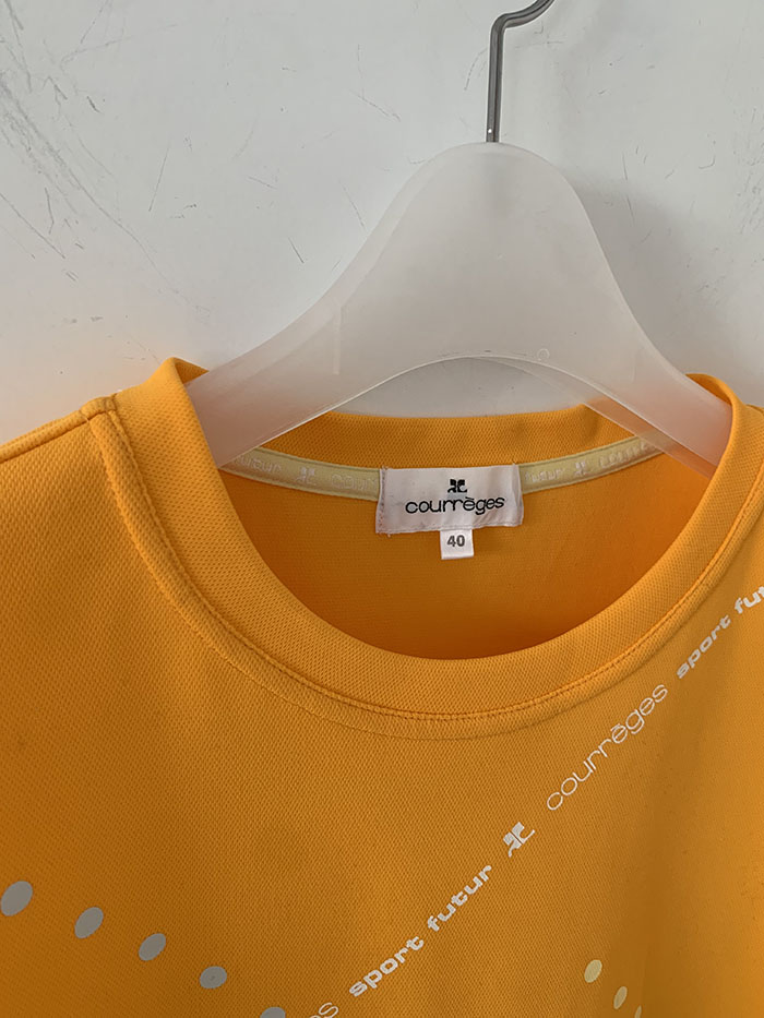90's Courreges cotton T-shirt 복제 복제