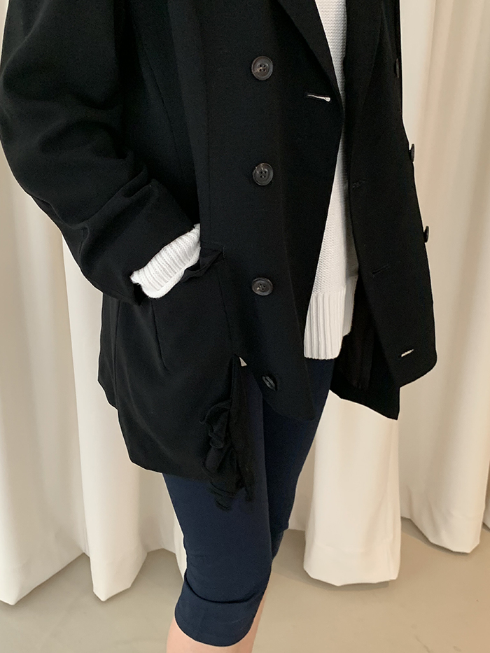 90's "Y's for Living by Yohji Yamamoto" hemp Jacket 복제