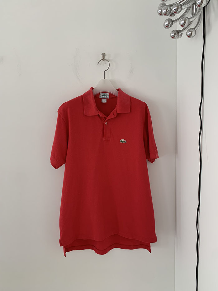 80's "Lacoste" USA Cotton Pique Shirt