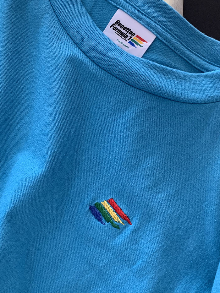 (Deadstock) 90's "Benetton Formula 1" cotton T-shirt 복제