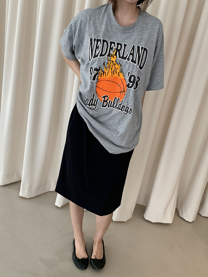 00's "Giorgio Armani" Black Skirt 복제 복제