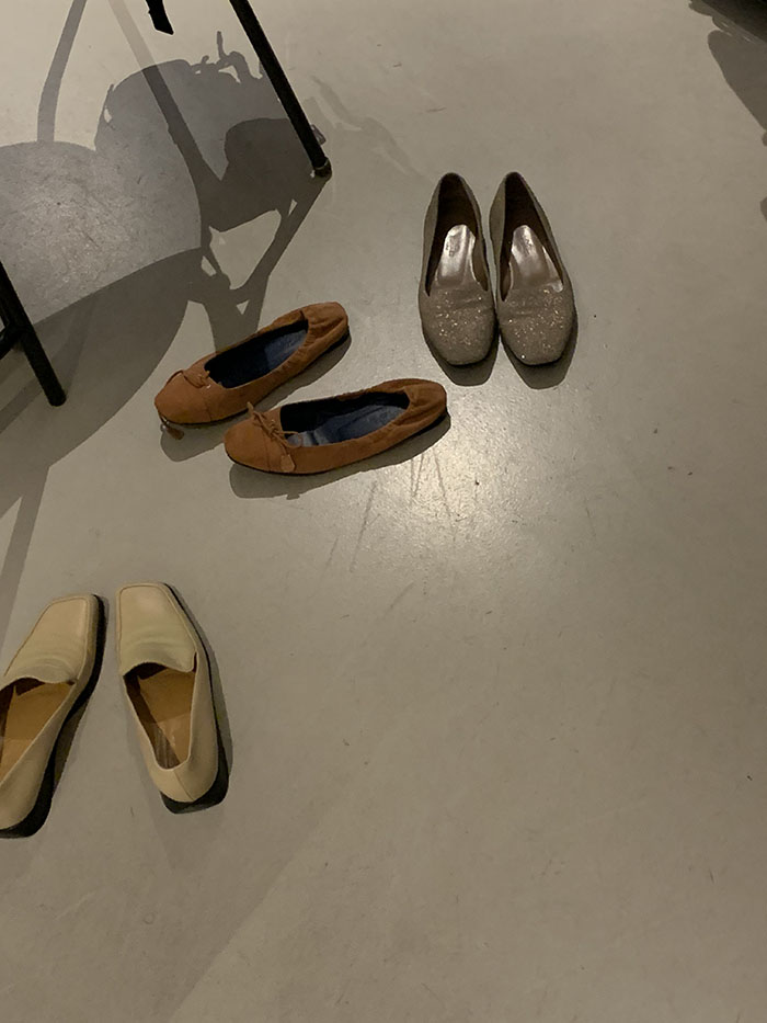 00s "Hermes" Logo Leather Shoes 복제