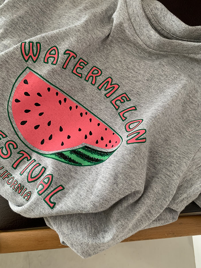 "Watermelon Festival California" (Gray)