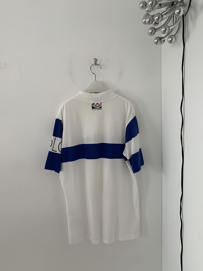 90's "Polo Sport Ralph Lauren" cotton Pique Knit (Rare Design) 복제